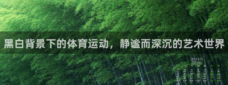 oety欧亿：黑白背景下的体育运动，静谧而深沉的艺术世界